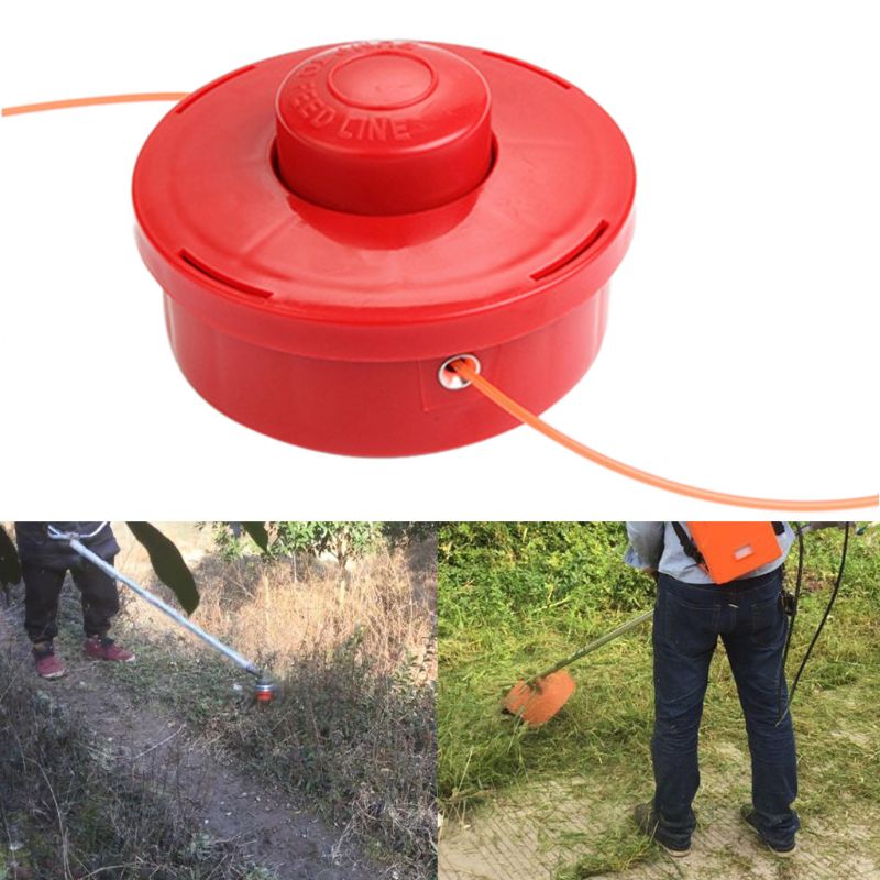 Universal Grass Trimmer Head Bump Spool Line String Brush Cutter Lawn Mower Garden Tools