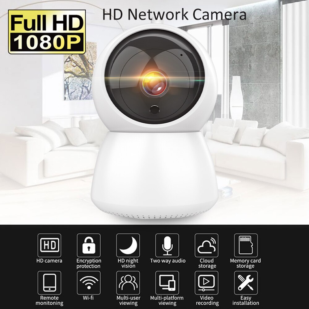 Babyfoon Draadloze Wifi Ip Camera 1080P Hd Bewakingscamera Nachtzicht Netwerk Camera Remote Home Veiligheid Video Recorder