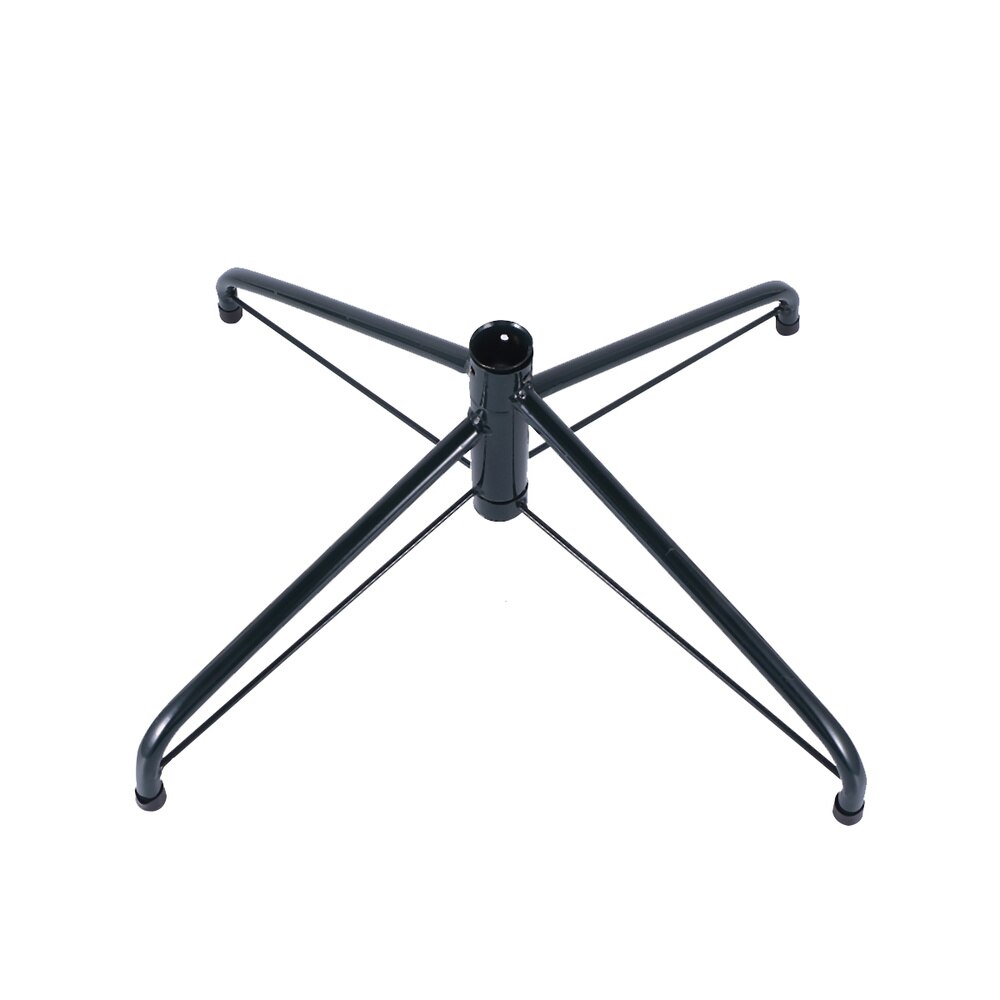 35cm soporte para árbol de Navidad decoración de Navidad 4 pies árbol Artificial plegable Metal hierro árbol soporte Base soporte (negro Gree: blackish green
