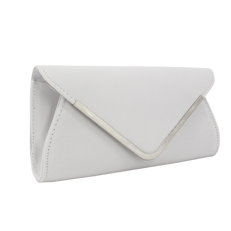 Populaire Dame Clutch Avondtasje Graceful Velours Winkelen Party Bruiloft Envelop Clutch Bag Voor Lady Vrouw Jong Meisje: WHITE