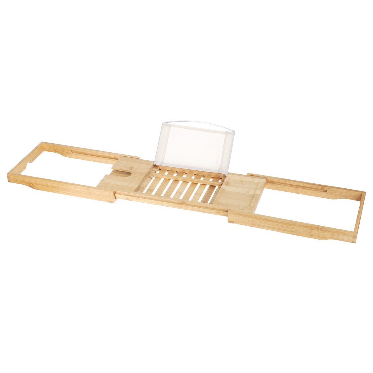 Retractable Bathtub Storage Rack Bath Bathtub Shelf Bridge Tub Tools Tray Rack Wine Glass Book Phone Tablet Holder