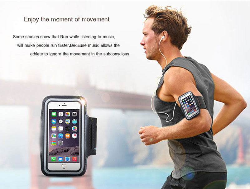 BLACK Armband For Huawei mate 20 Pro P20 lite 10 P10 p9 p smart nova 3 For Honor 8x 9 7c Waterproof Gym Run Arm Band Bag Case