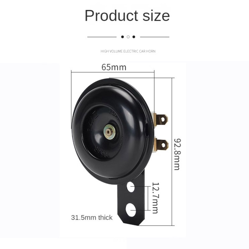 Waterdichte elektrische claxon Universele Motorfiets Hoorn 12V 24V 48V 60V 105db Motor Scooter Luid geluid Gemodificeerde luidspreker
