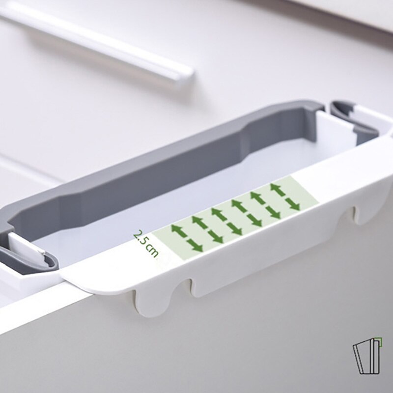 10L Kitchen Folding Trash Can Bin with Garbage Bag Holder Rack Recycle Dustbin Rubbish Waste Container Kitchen Cabinet Organizer