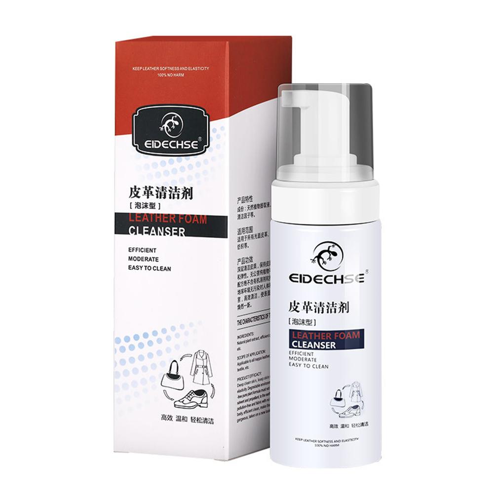 150ml skinnpleiesett for biler lærrens beskyttelsesskum for sofaer biler interiør skinnseter møbler
