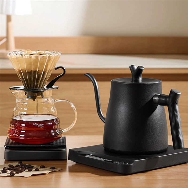 A36t-1000ml snabbvärmande vattenkokare 304 elektriska vattenkokare i rostfritt stål och kaffekokare automatisk avstängning