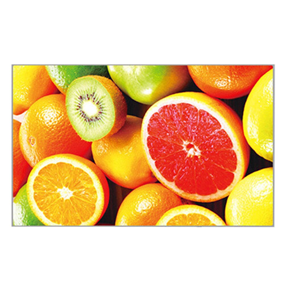 60*90cm impermeable Anti-aceite mancha papel de aluminio adhesivo de armario de cocina frutas verduras patrón de papel de pared decoración del hogar: A2