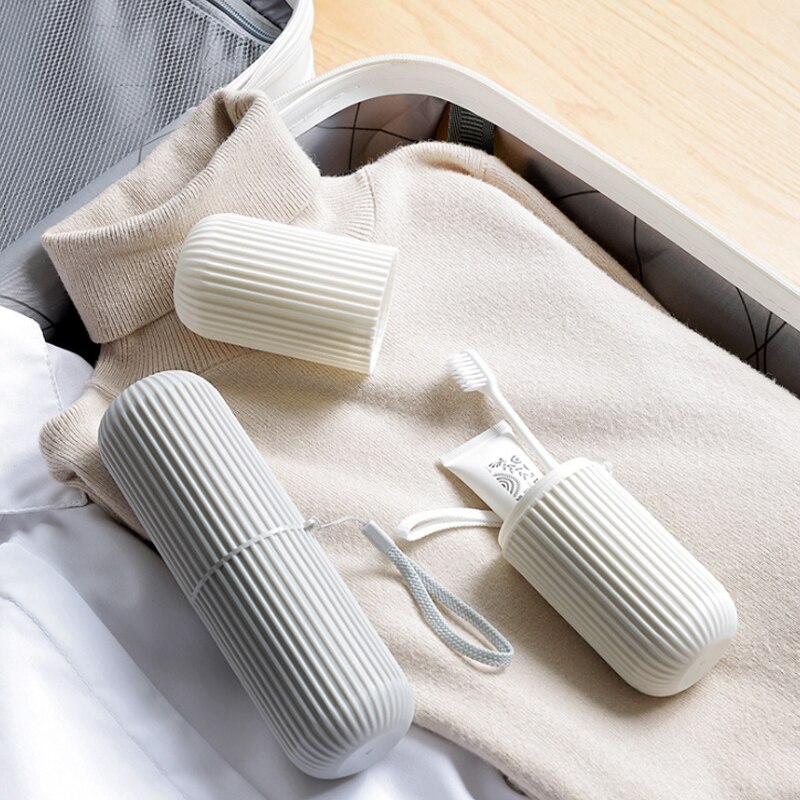 Portable Toothbrush Kits Case Toothpaste Cup Holder Protect Storage Box Travel Organizer Storage Cover For Bathroom Accessories