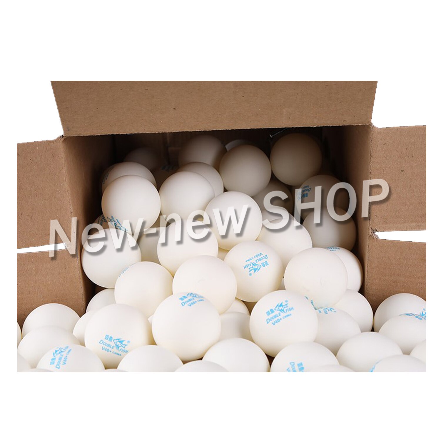Double Fish white V40+ Training Material Seamed pp Ball Table Tennis ball ping pong ball 100pcs/box