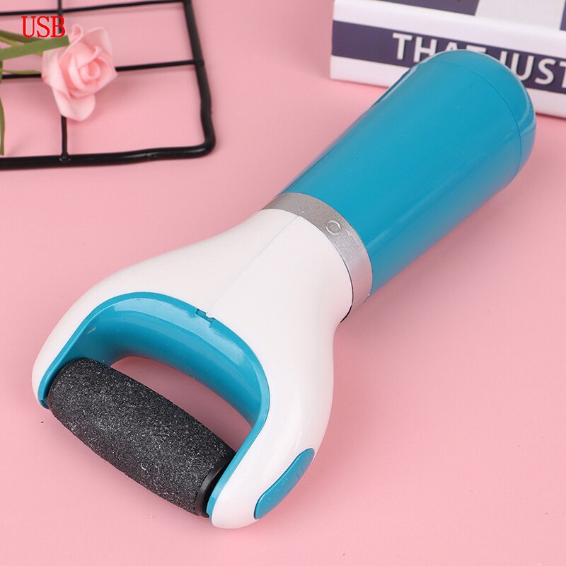Electric Foot file Care Tool Feet Hard Dead Skin Removal Battery Power Foot USB Exfoliator Heel Callus Remover Pedicure Device: BL2