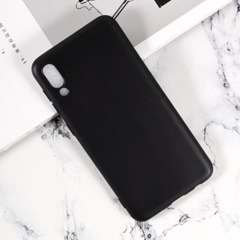 Coque souple en Silicone TPU avec anneau de support pour Samsung Galaxy A02, M02, A022M, A022: For Galaxy M02 / TPU Case Black