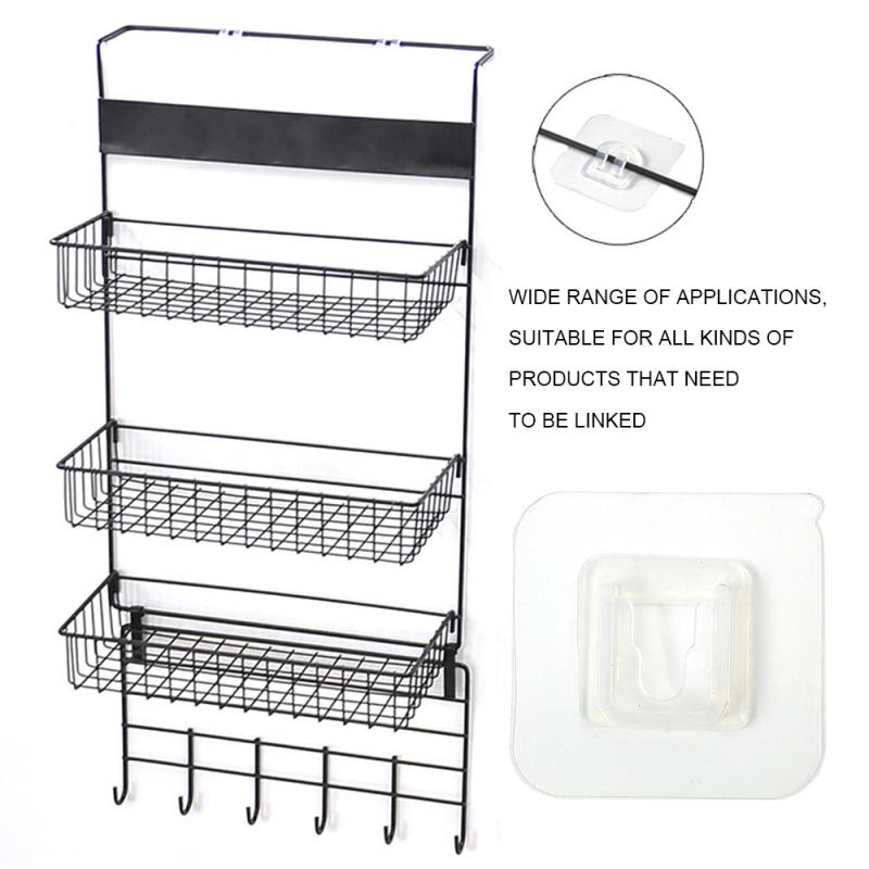 Strong Hook Rack Wall Mount Rack Strong Non-Brand Patch Accessories Take Hook Multi-Purpose Hooks Transparent Hook