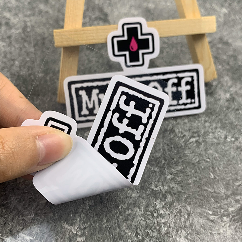 Muc Off Waterproof Bike Sticker - Scratch Resistant and Sunscreen Sticker for Mountain Bikes and Road Bikes, Mixed Colors