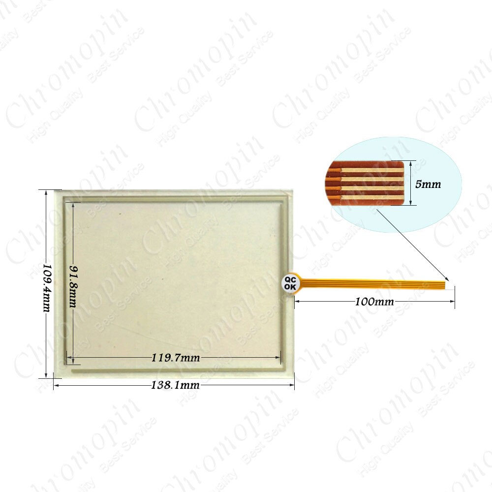 Touch screen panel voor 6AV6545-0AH10-0AX0 6AV6 545-0AH10-0AX0 6AV6545-0AH10-0AX1 6AV6 545-0AH10-0AX1 MP270 6 TFT TOUCH