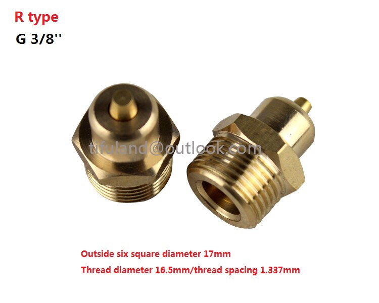 Inflatable Shaft Inflation Nozzle Pneumatic Shaft Nozzle Air Shaft Nozzle Air Expanding Shaft Valve: R type