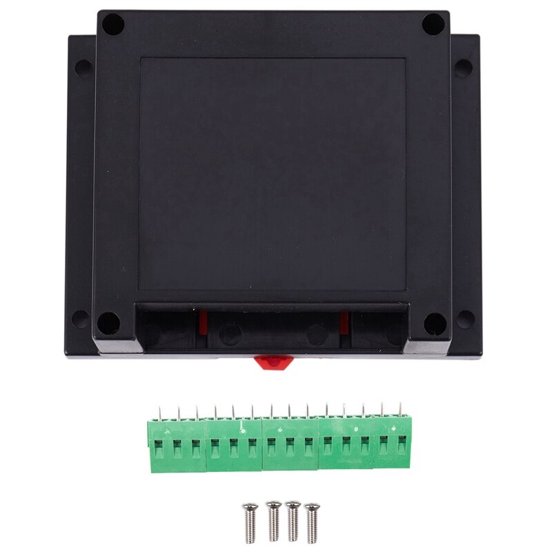 2 Pcs Enclosures for Electronics Electronics Project Enclosure Din Rail Junction Housing Case-Black & White