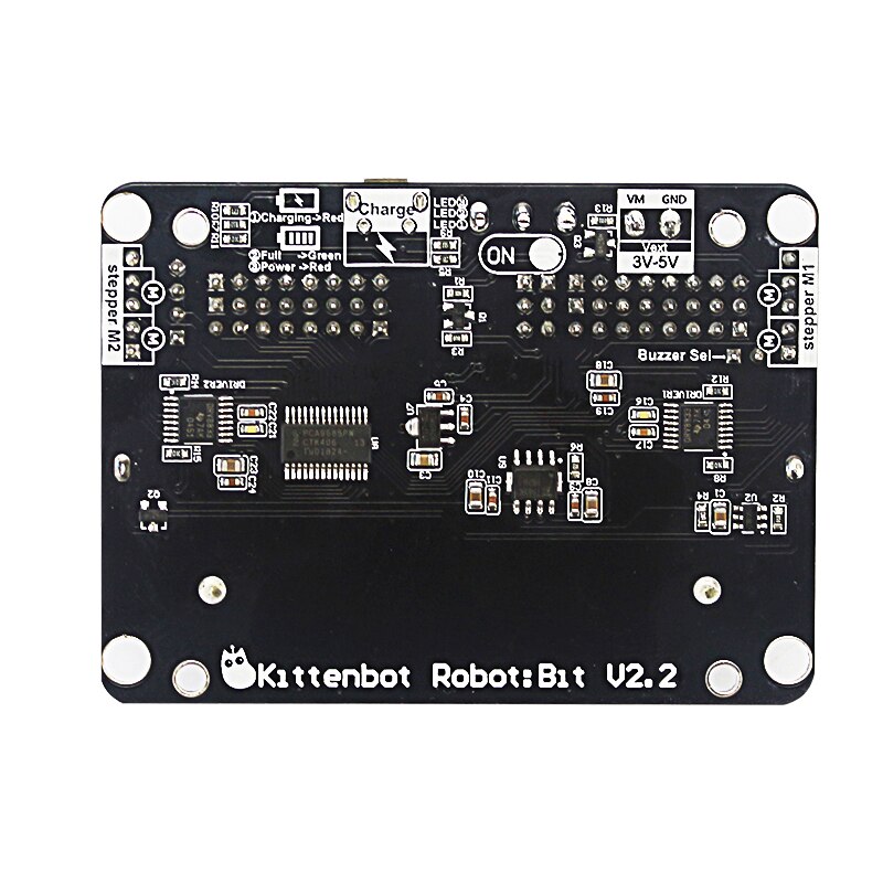Robotbit Expansion Board for Micro:bit Extension Board for Kittenbot support 18650 Lithium Battery