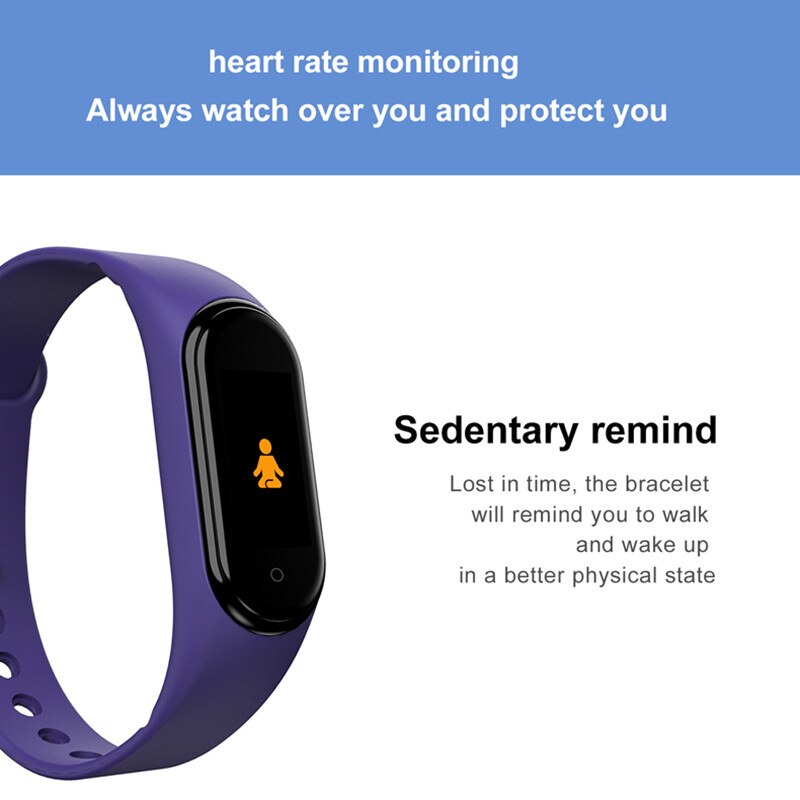 Digitaal horloge mannen vrouwen slimme band polsbanden fitness tracker gezondheid hartslag bloeddruk bluetooth sport armband band