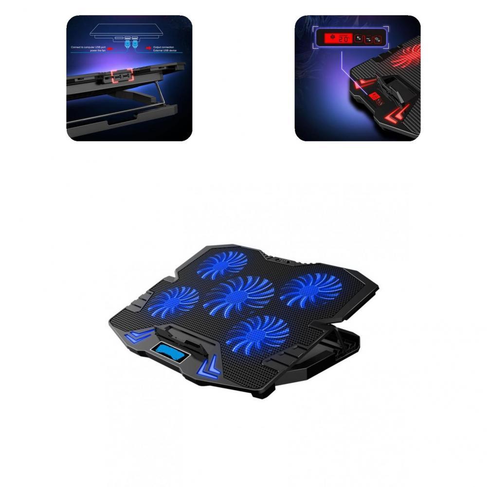 Durable Wear-resistant 2 Colors Ergonomic Laptop Cooler Stand Computer Cooling Pad Laptop Cooling Pad K5