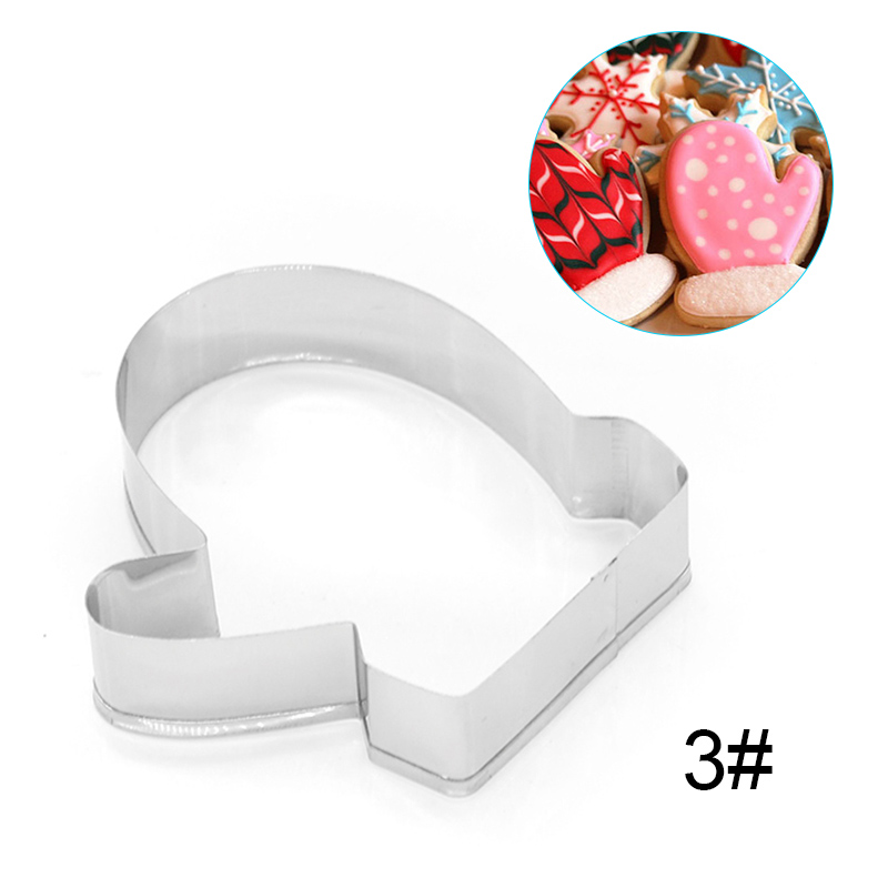 Rvs Kerst Cake Cookie Fondant Cutter Mold Bakken Cupcake Gebak Diy Gereedschap XHC88: 3