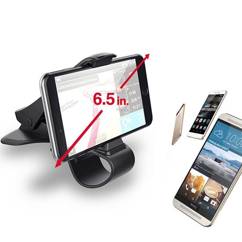 Universele auto telefoonhouder gps navigatie dashboard telefoonhouder voor mobiele telefoon clip opvouwbare houder montage standaard beugel