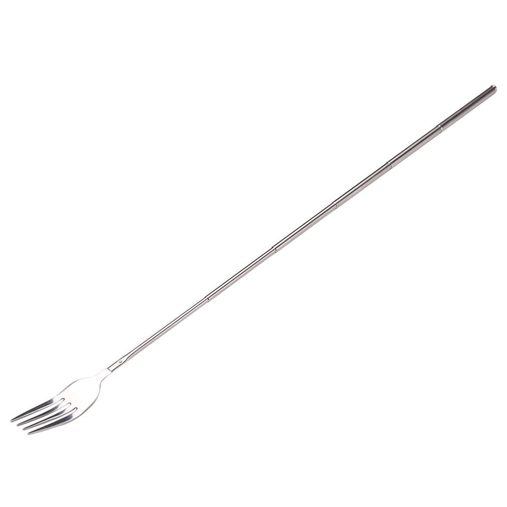 Extendable Fork Stainless Steel Telescopic Fork Kitchen Tool