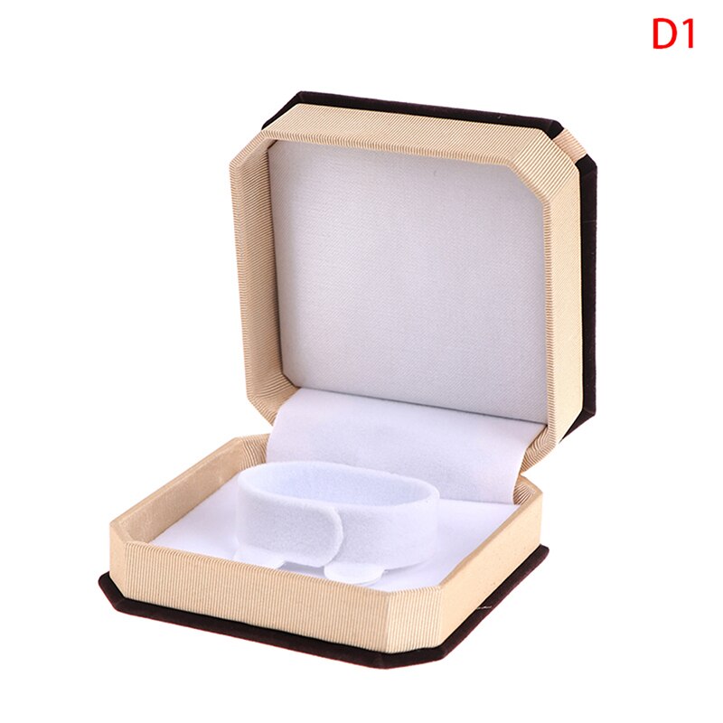 Jewelry Box Packing Bags Beads Rings Earrings Bracelets Necklaces Sets Boxes for Women& MenVelvet Display Packing Jewelry: D1