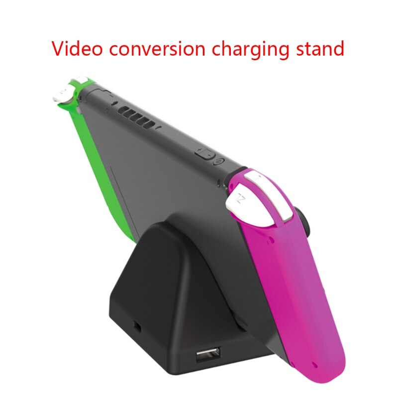 Convertisseur vidéo hdmi pour nintendo switch, station de charge hôte, conversion tv portable, base pliable, accessoires de jeux
