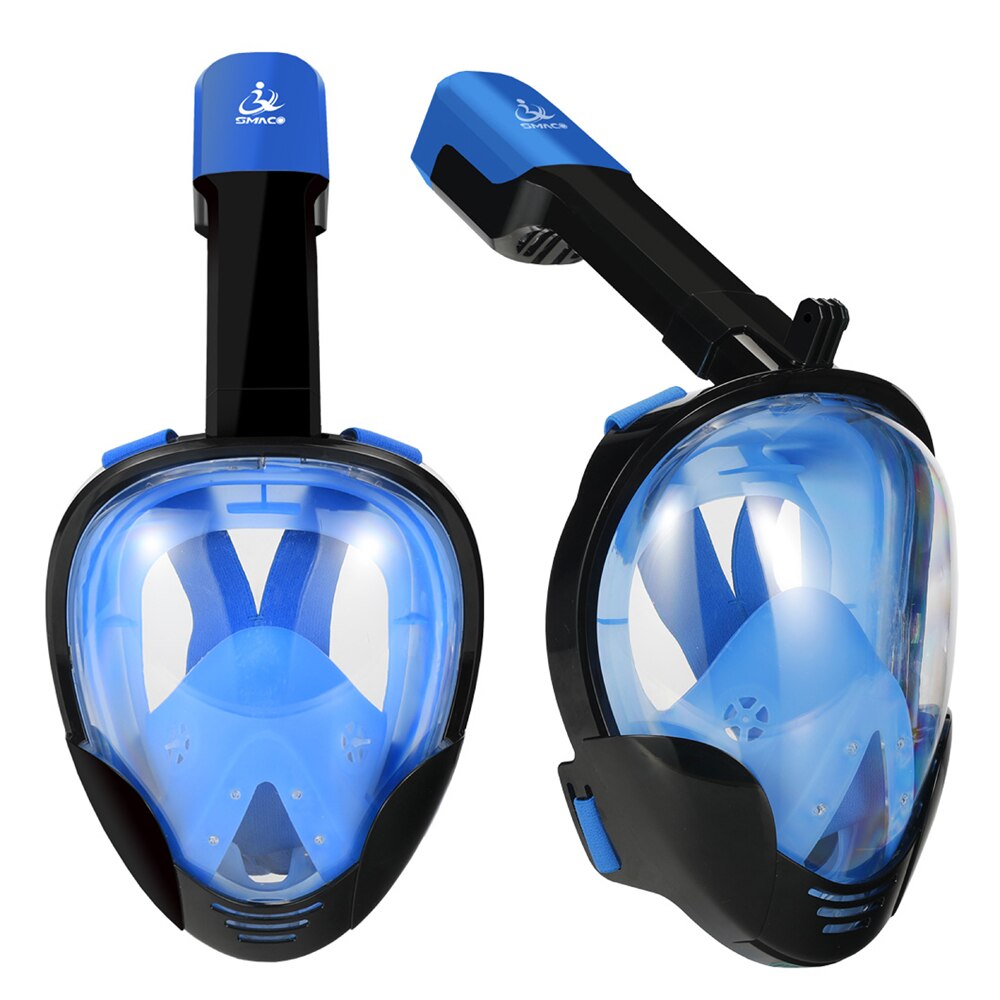 Full Face Snorkeling Mask Set Diving Underwater Swimming Training Scuba Mergulho Snorkeling Mask For Gopro Camera