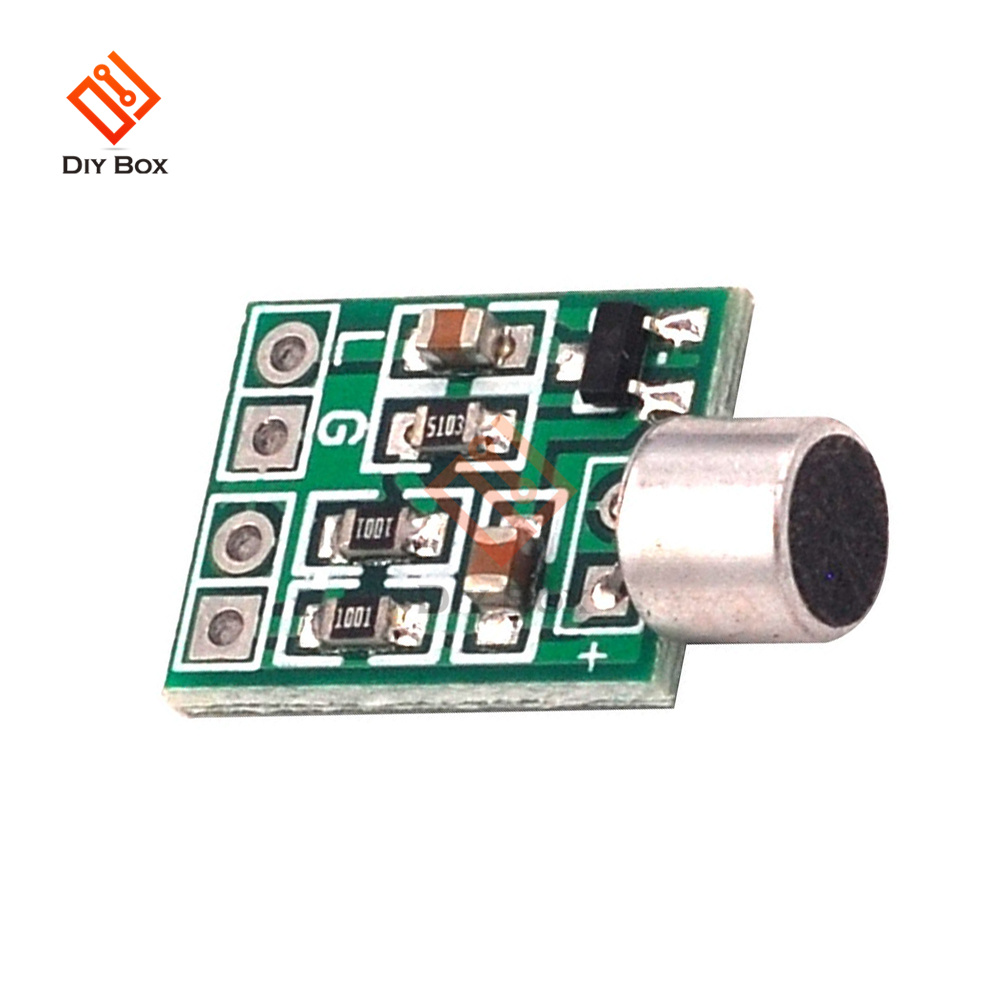 1/2/3/5 Uds Mini micrófono módulo amplificador de Audio placa de circuito de altavoz DC 2,5-9V 14x12mm accesorios de micrófono