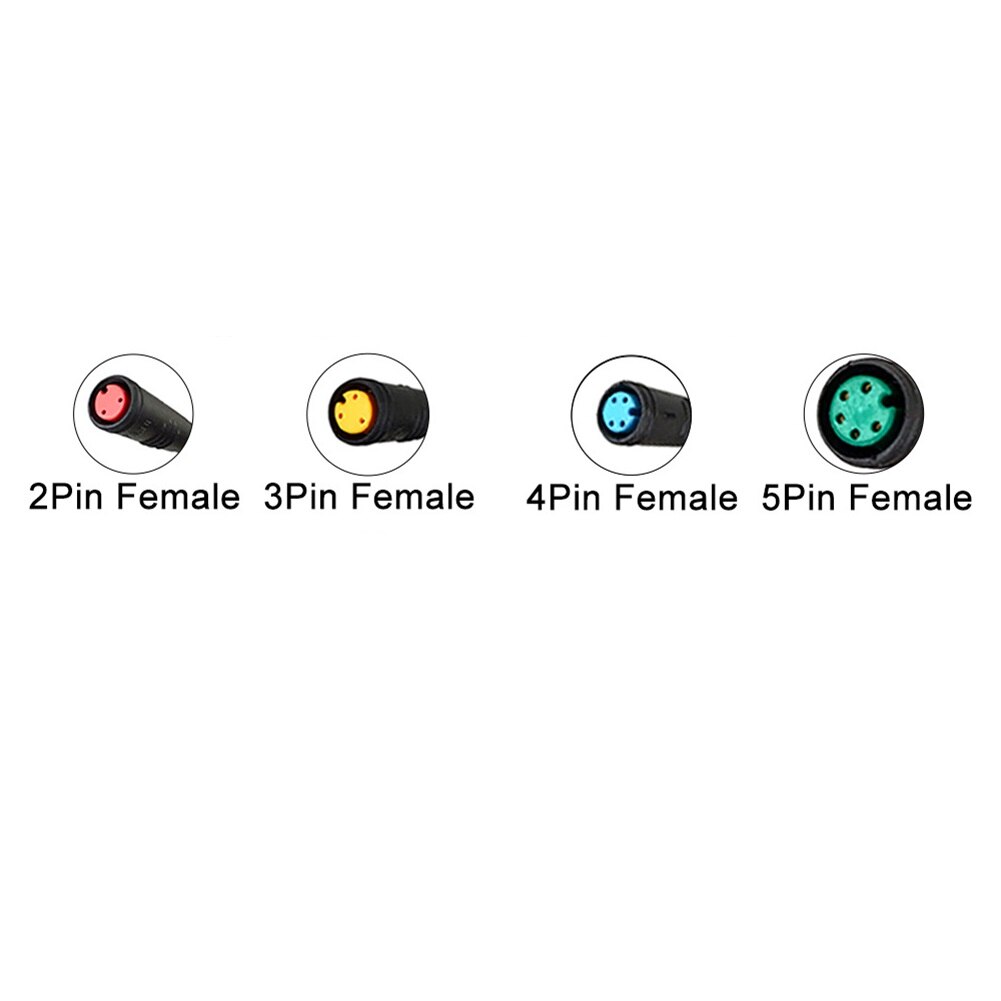 2-6 Pin Vrouwelijke Verlengen Julet Kabel Waterdichte Connector Voor Ebike Display Elektrische Fiets Scooter Signaal Kabel Accessoires