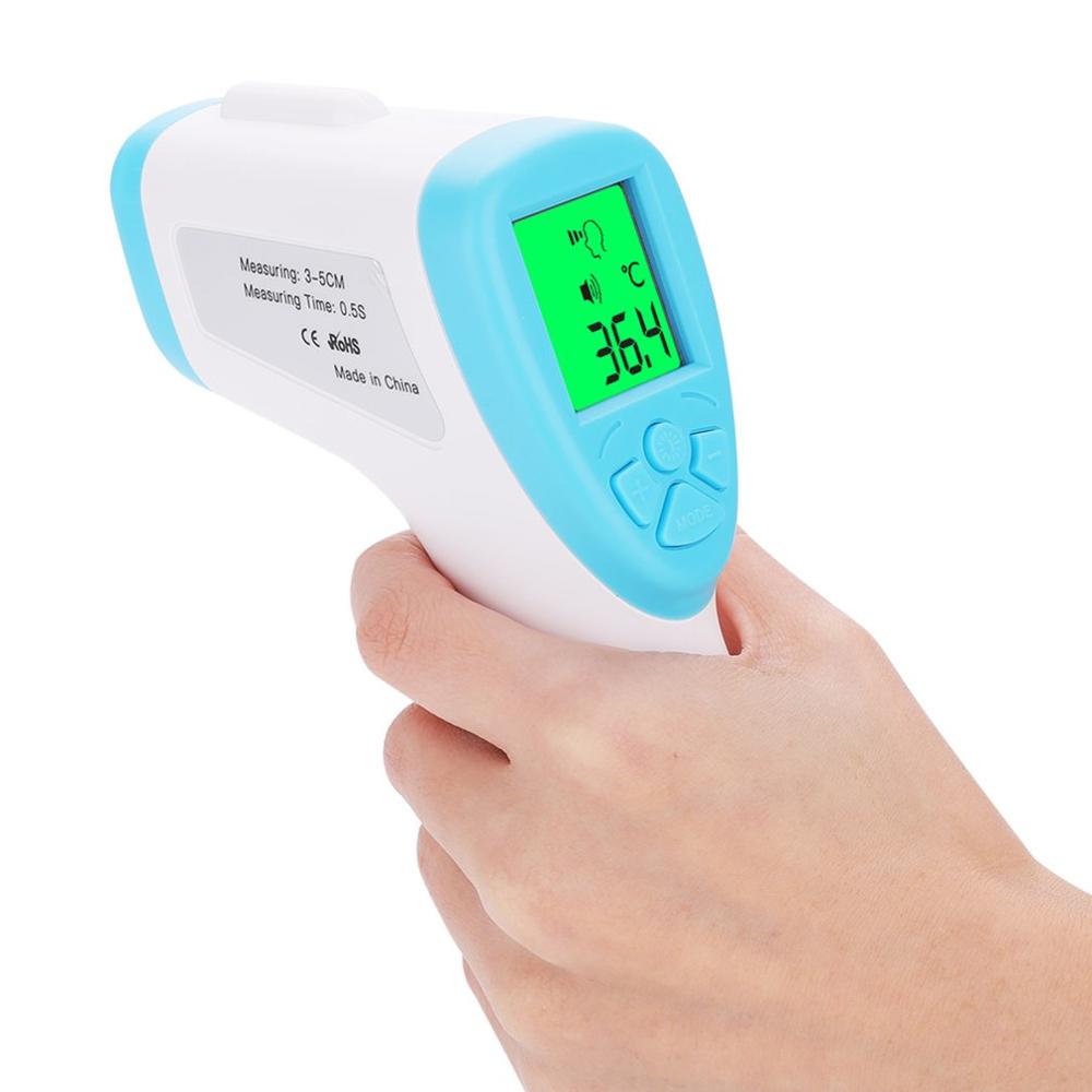 Não-contato temperatura do corpo termômetro digital termômetro infravermelho termómetro bebê adulto orelha febre testa termômetro