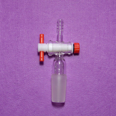 Inlet Adapter 24/29, Straight, PTFE Plug,glass Valve,vacuum Adapter