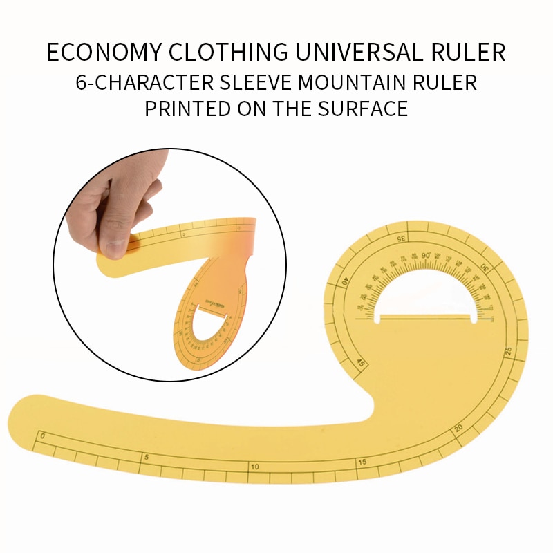 Plastic French Curve Ruler Bendable Sewing Tool Comic Template Tool For Designers Tailors Flexible Ruler