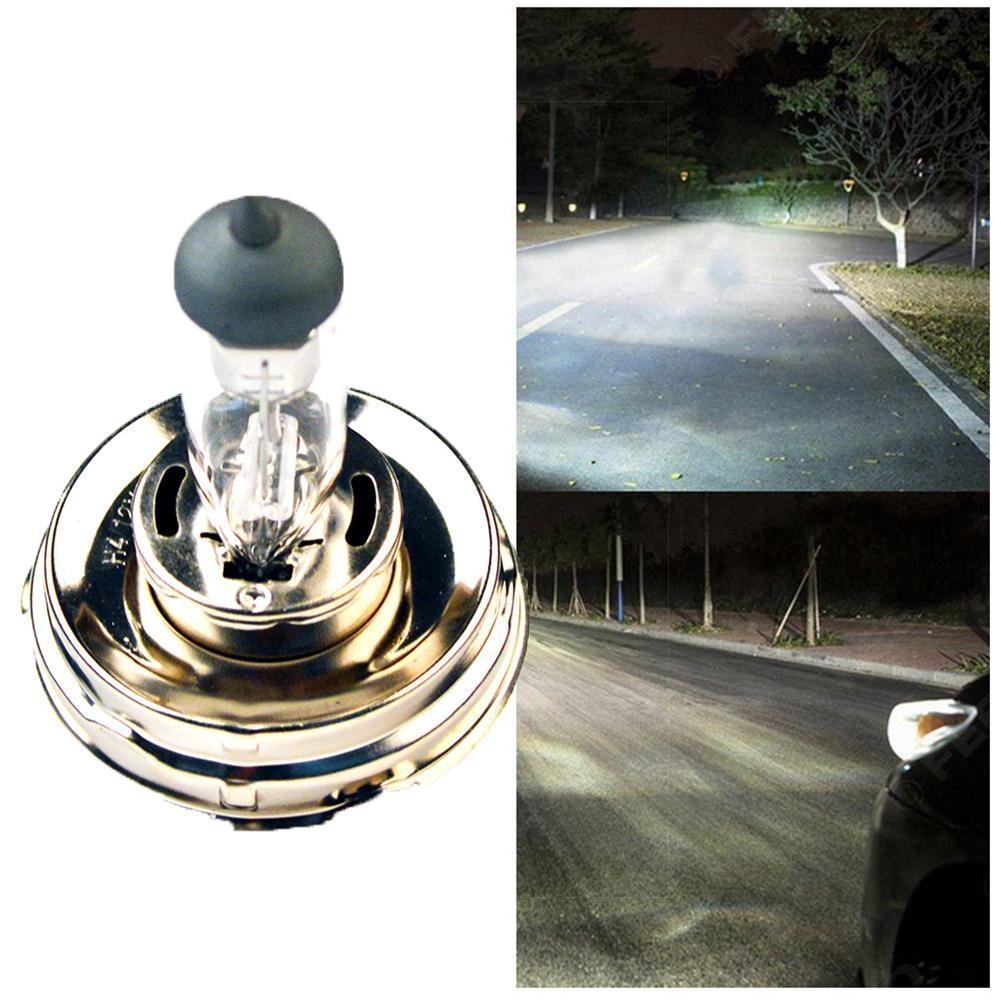 2 st  h4 strålkastare glödlampor halogen bil ljuskälla varm auto strålkastare 6000k hight power bil lampa lampa vit 55w dimma 100w 12v h0 r 7