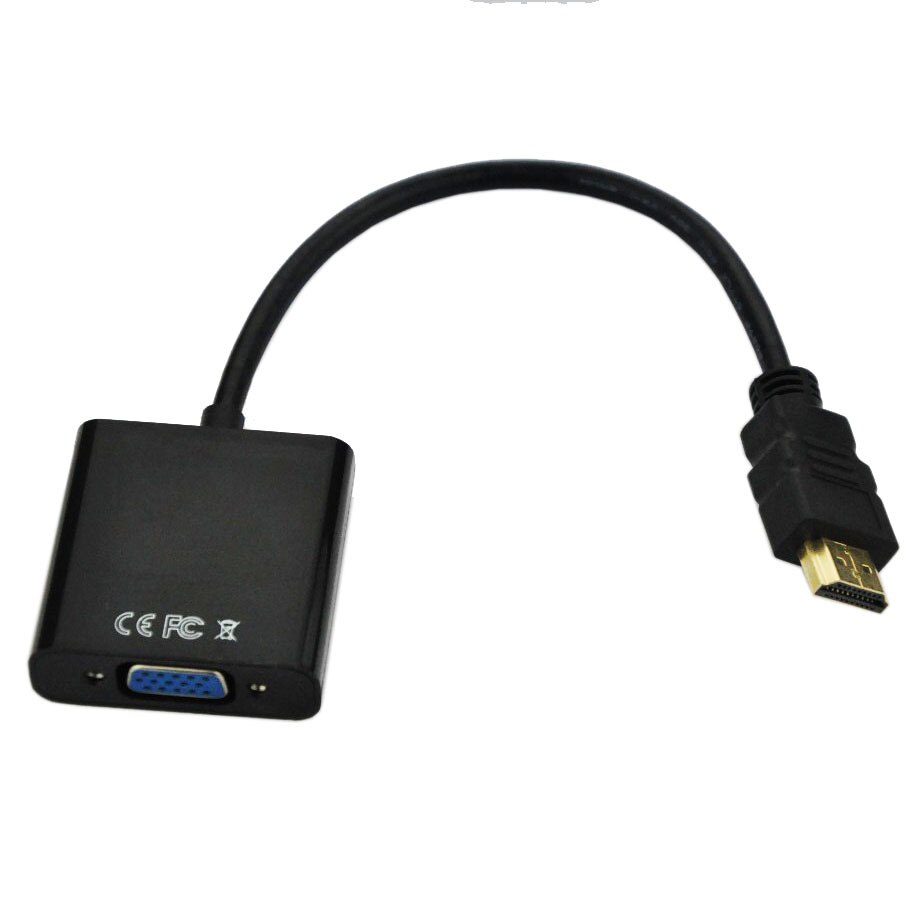 HDMI naar VGA Kabel HDMI Male naar VGA RGB Female HDMI naar VGA Video Converter Adapter Kabels HD 1080 P voor PC Laptop