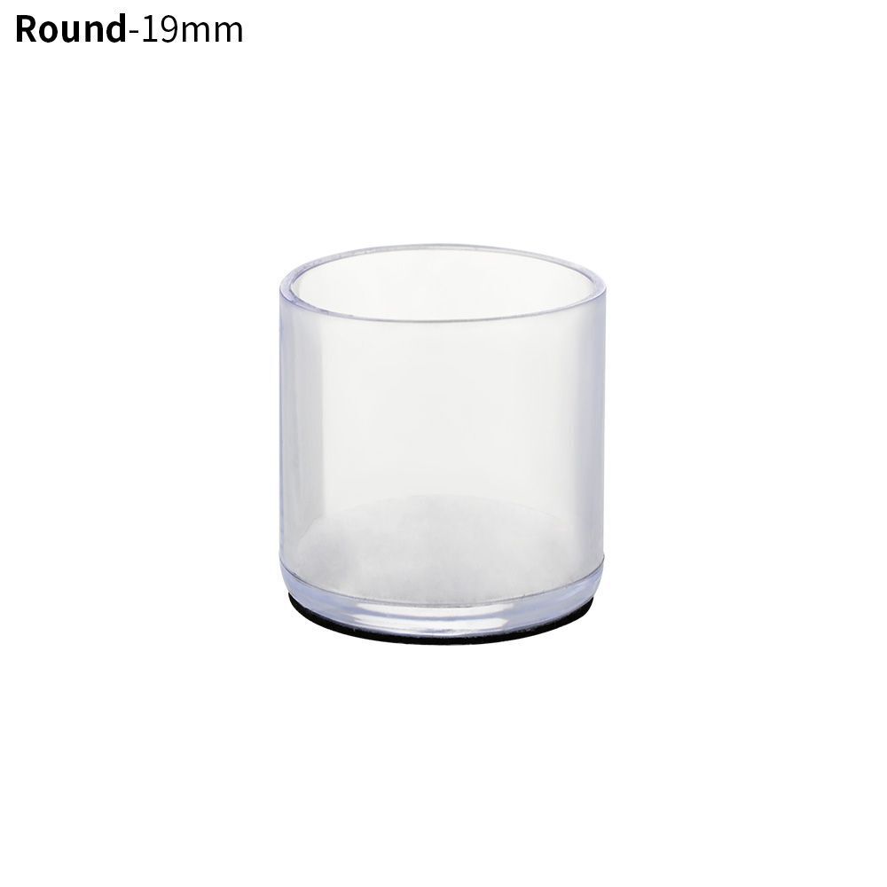 Protecteur de pied de pied de meuble, 16 pièces, PVC blanc Transparent 16mm/19mm/25mm, capuchon résistant à l'usure, réduction du bruit, protection du sol: vert militaire
