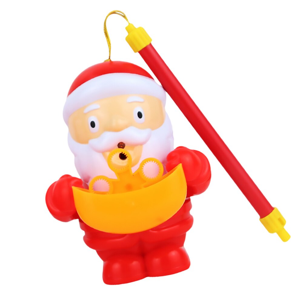 1Pc Santa Bubble Blower Wand Bubble Blower Machine Plaything Supplies (Red)