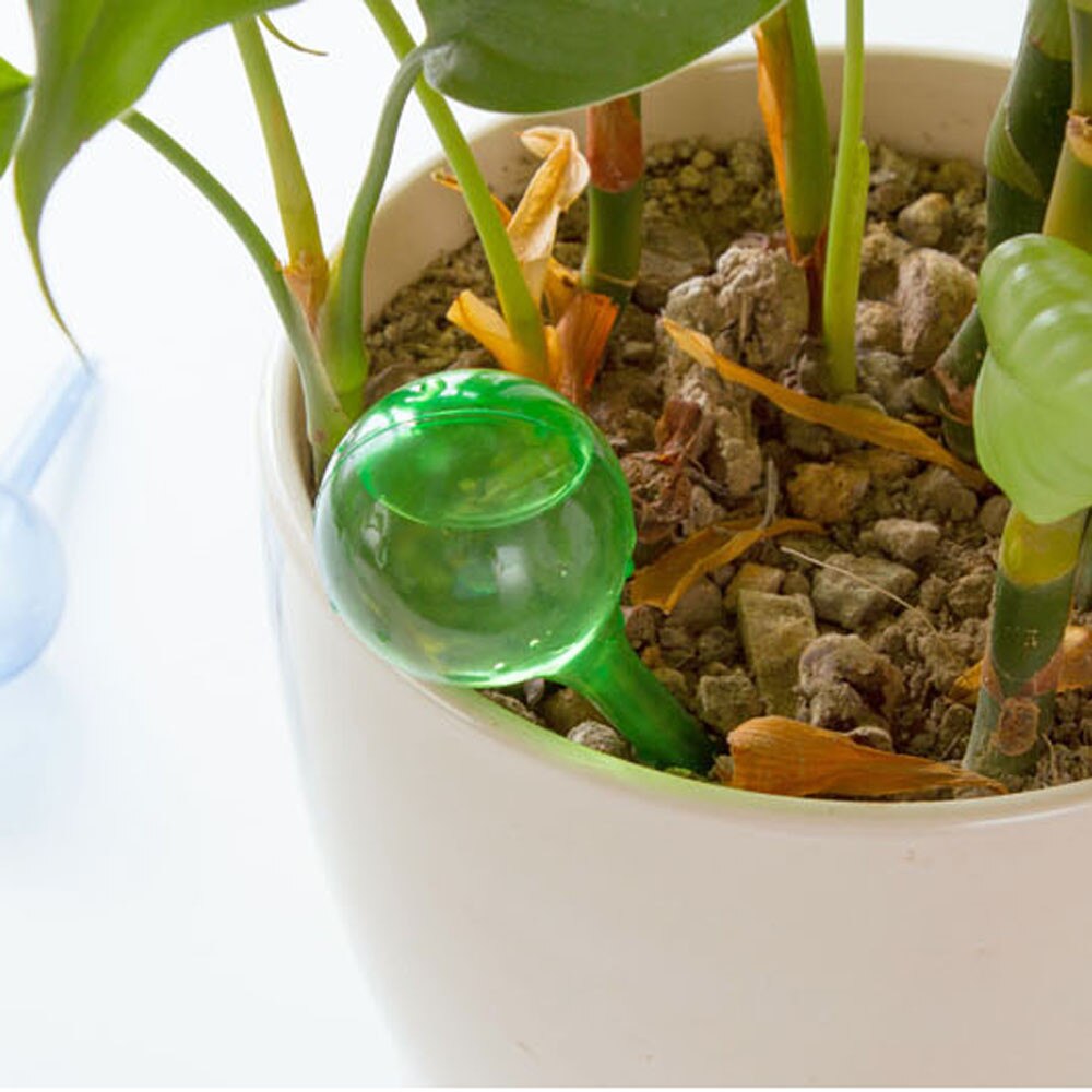 Heißer Plasic/glas Pflanze Blume Wasser Zubringer Selbst Bewässerung Gerät Zimmerpflanze Blumentopf Lampe Globus Garten Haus Waterer Vogel # PJR: C