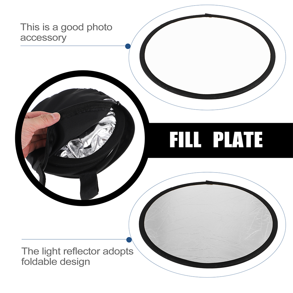 Portable Photography Reflector 2 in 1 Photo Light Reflector Photography Prop
