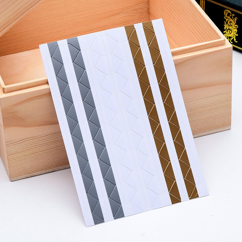 1 Set Foto Hoek Stickers Albums Decor Foto Corner Protector Pvc Frame Scrapbooking Decoraties 102 Pcs: 4