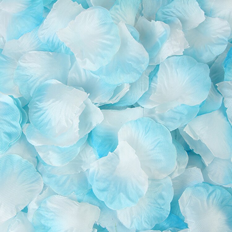 MOLANS 500pcs 5*5cm Silk Imitation Rose Petals for Wedding Decoration Muti-color Fabric Flower for Proposal Arrangement Ornament: 24
