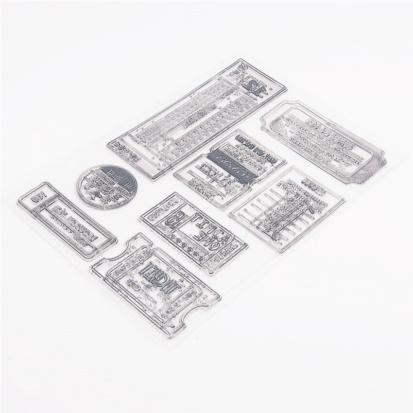 Tampons Transparents Pour Fabrication De Cartes, Scrapbooking, Gaufrage, Album Photo, Décoration D'album Photo, Sceau