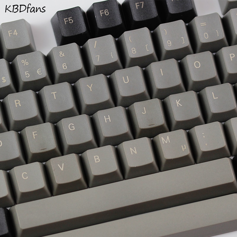 top printed pbt keycaps Nordic layout iso oem profile for usb gaming mechanical keyboard