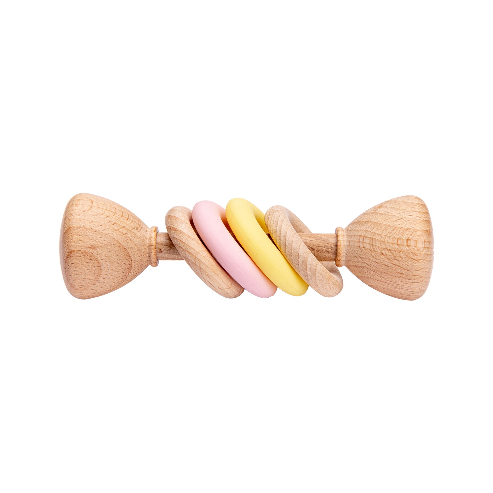 Houten Baby Rammelaars Baby Tandjes Muzikale Chew Play Gym Educatief Speelgoed Voor Kinderen Pasgeboren 0-12 Maanden: 1