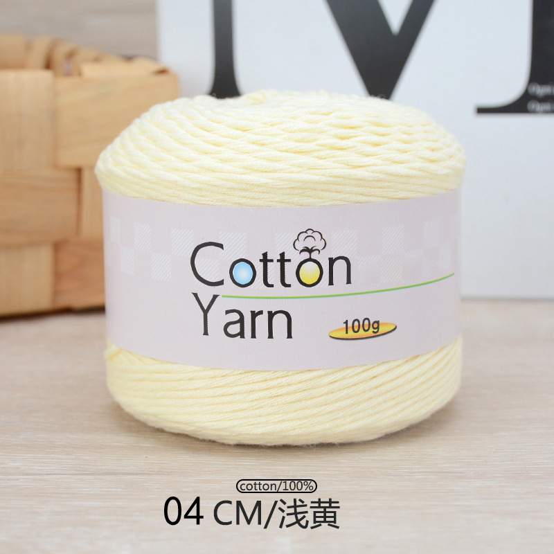1Pc 100g 100% Cotton hand knitting yarn soft Crochet Yarn knit threads For Sweater Scarf blanket hat crocheting line amigurumi