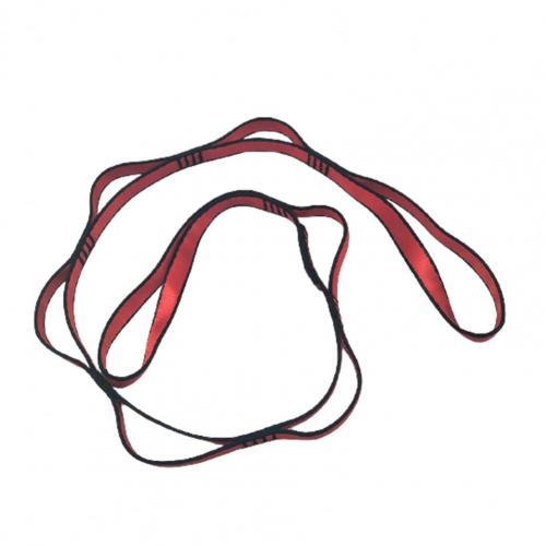 Verlängerbarer gurt mit hoher belastbarkeit und verschleißfestigkeit, yoga-stretchgurt für aerial yoga, fitness, klettern, downhill und hängematte: Rot