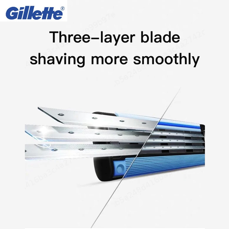 Gillette Mach3 Herren Rasierklinge Rasierklinge Kopf füllt Patronen mit Schmier streifen 3 Schichten Klingen schnell schneiden Gesicht Bart