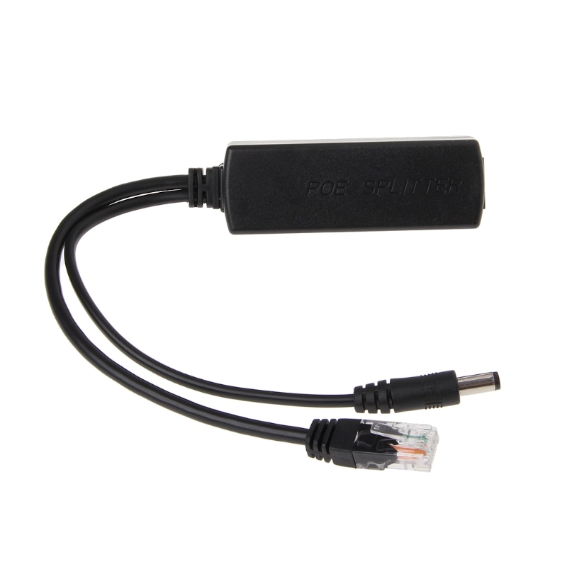 10/100m ieee 802.3på/ af makt over ethernet poe splitter adapter til ip kamera