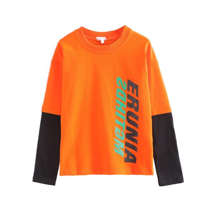 freundlicher verlieren Jazz tanzen Party tragen Kostümich Mädchen Hüfte-hüpfen Tanzen kleidung Jungen Moderne tanzen Bühne wettbewerb Outfits Kleidung: Orange / 180